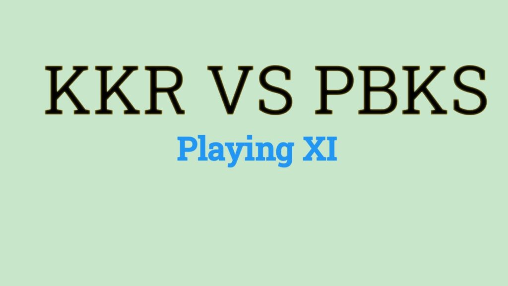 KKR VS PBKS